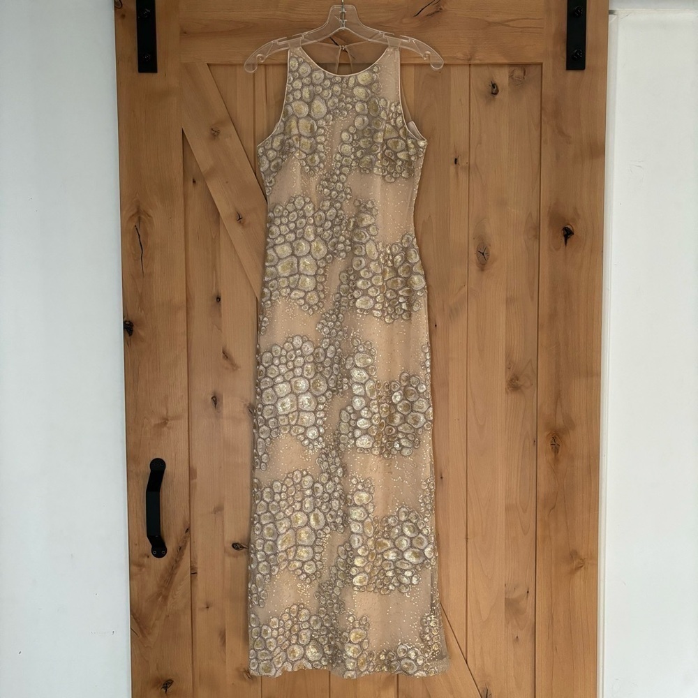 BELLE BADGLEY MISCHKA Sleeveless Sequin Dress Size 6
